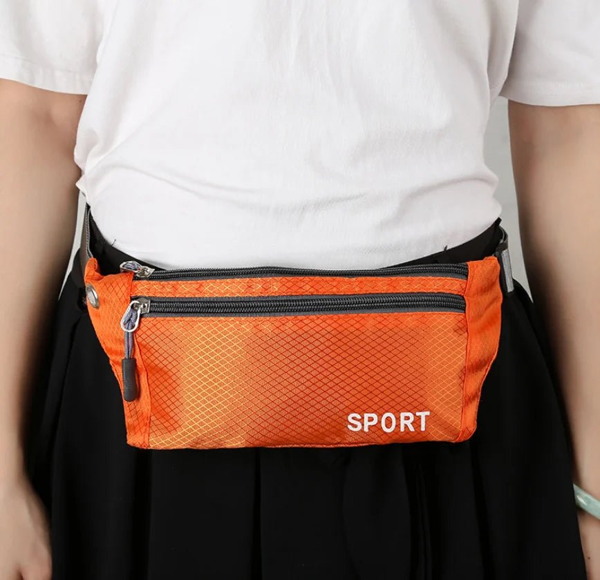 Waterproof Sports Waist Bag – Lightweight Chest & Shoulder Zip Pouch - Onlytenbucks.com