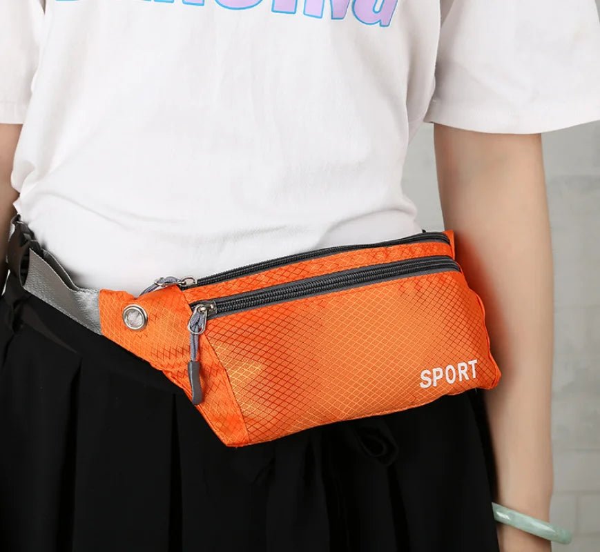 Waterproof Sports Waist Bag – Lightweight Chest & Shoulder Zip Pouch - Onlytenbucks.com