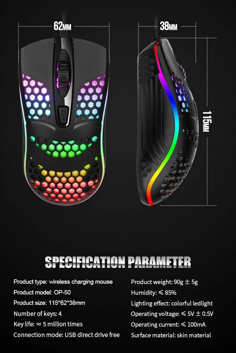 Wired Gaming Mouse – 1600 DPI Optical - Onlytenbucks.com