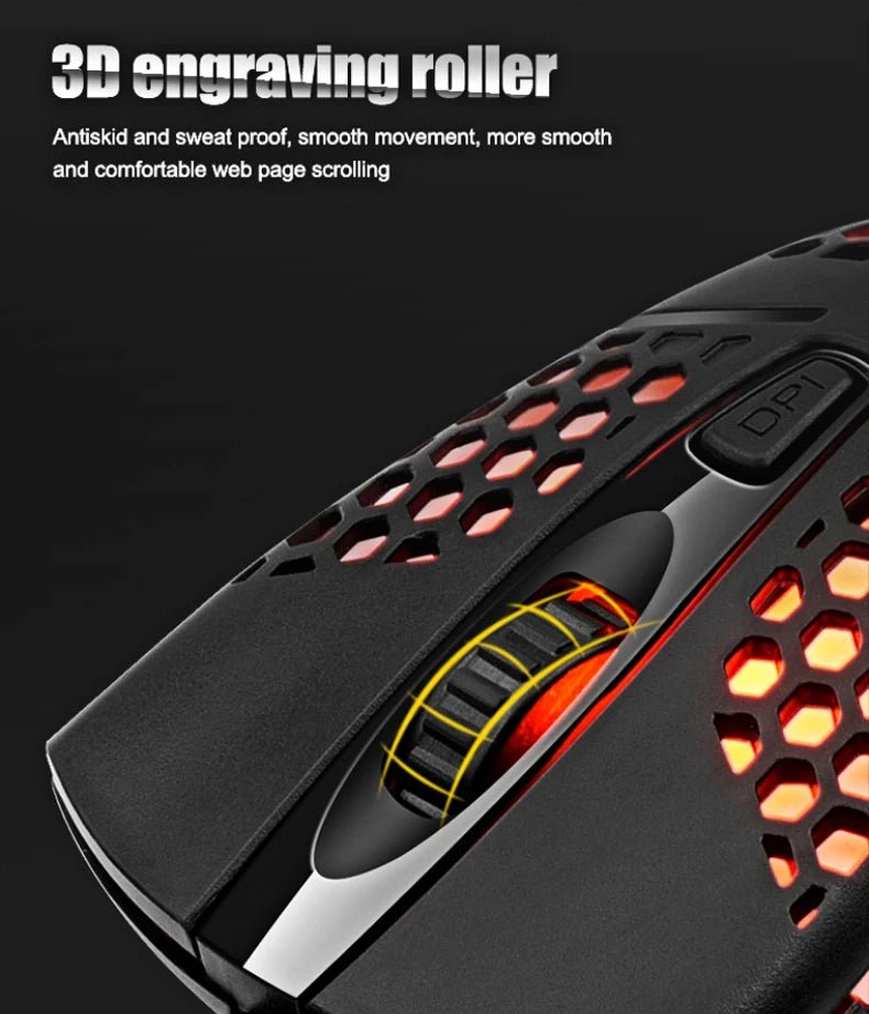 Wired Gaming Mouse – 1600 DPI Optical - Onlytenbucks.com