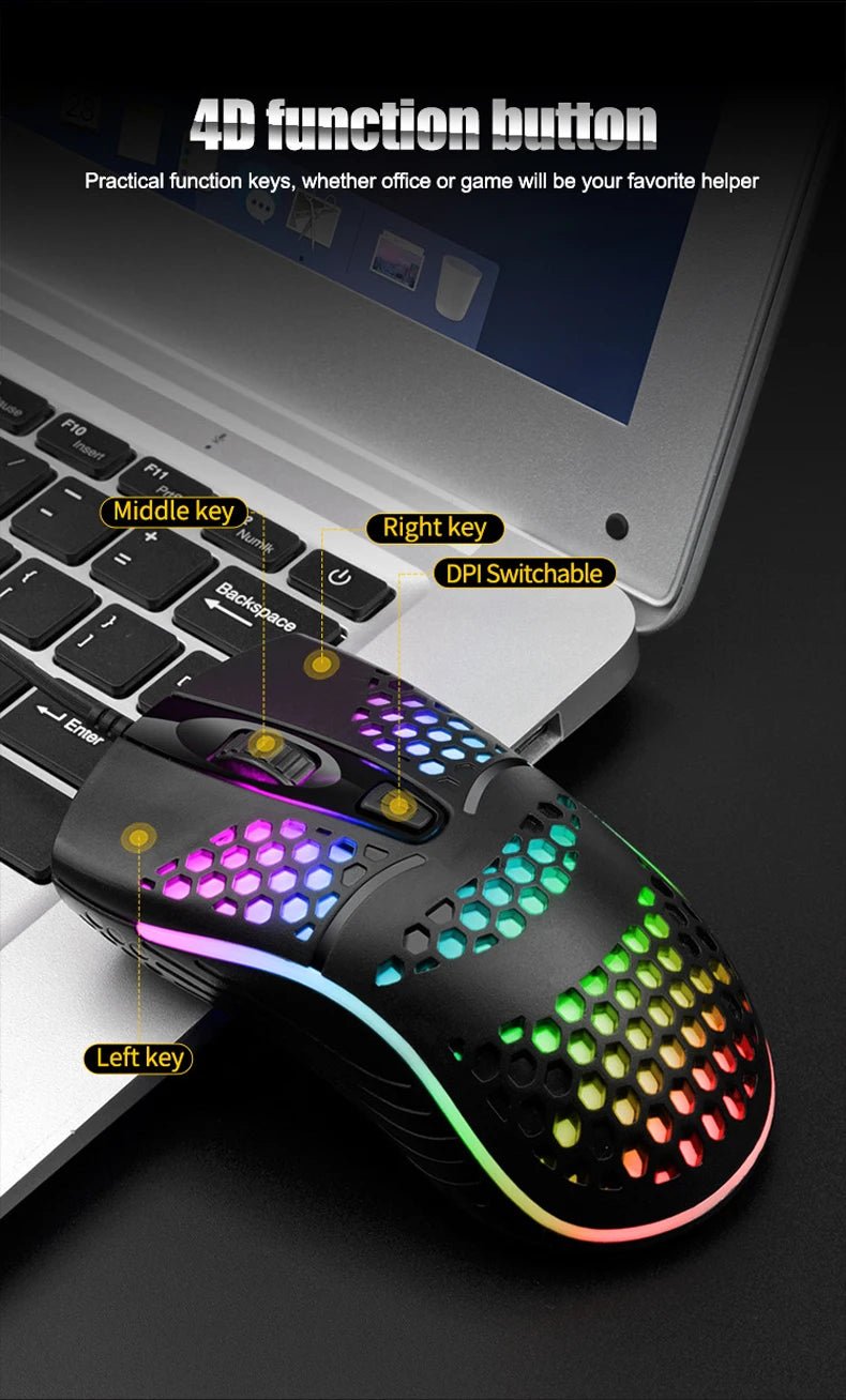 Wired Gaming Mouse – 1600 DPI Optical - Onlytenbucks.com
