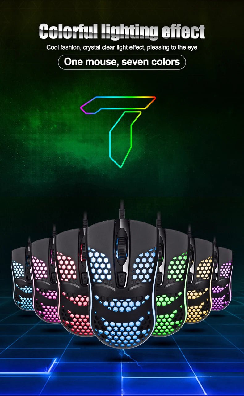 Wired Gaming Mouse – 1600 DPI Optical - Onlytenbucks.com