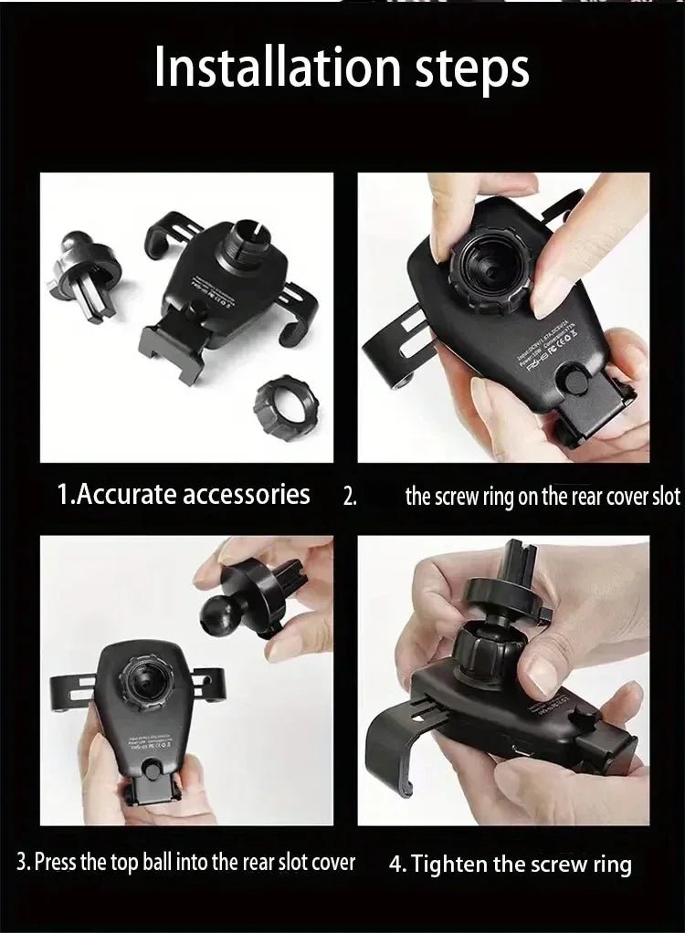 Wireless Car Charger – Gravity Induction Phone Holder - Onlytenbucks.com