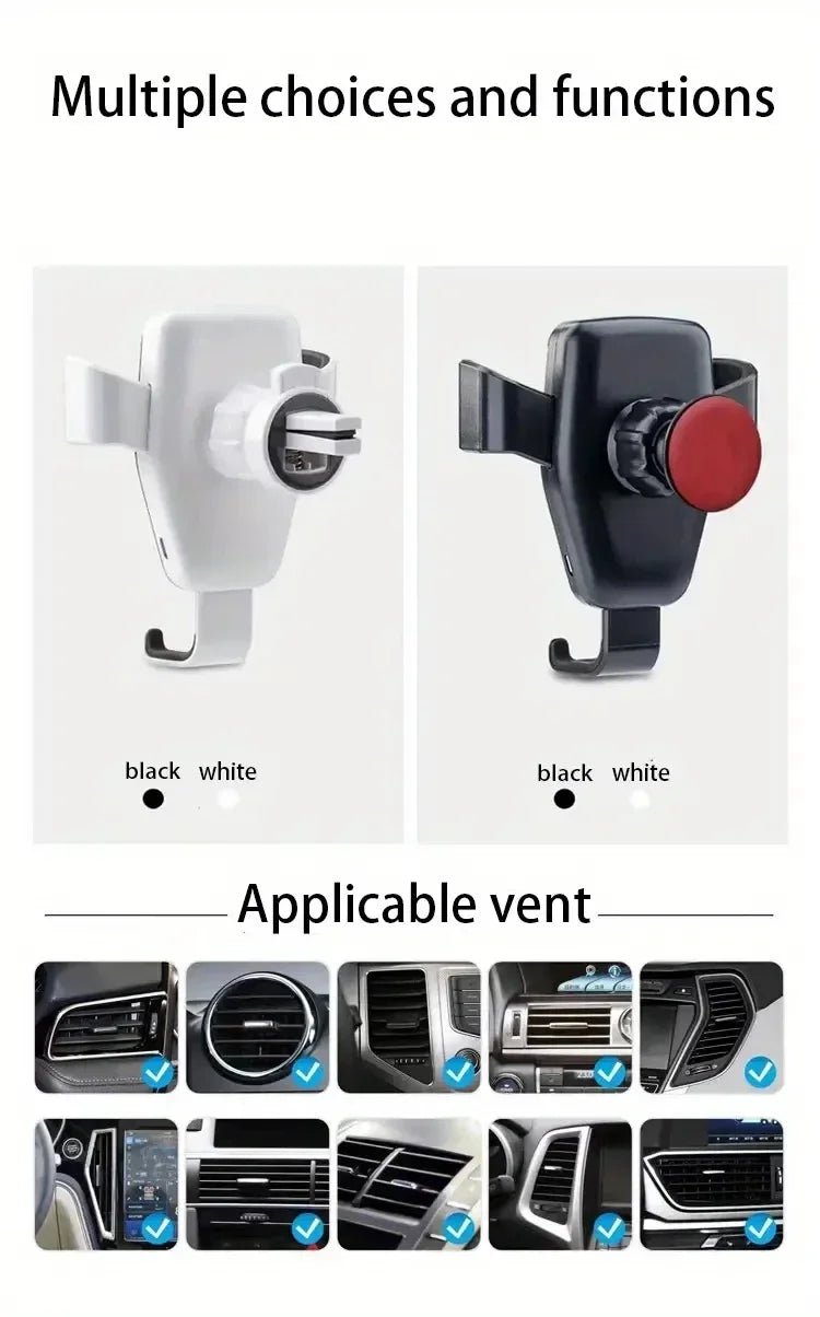 Wireless Car Charger – Gravity Induction Phone Holder - Onlytenbucks.com