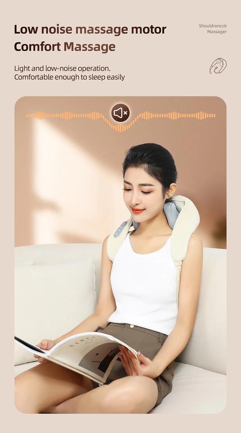 Wireless Kneading Neck and Shoulder Massager - Onlytenbucks.com