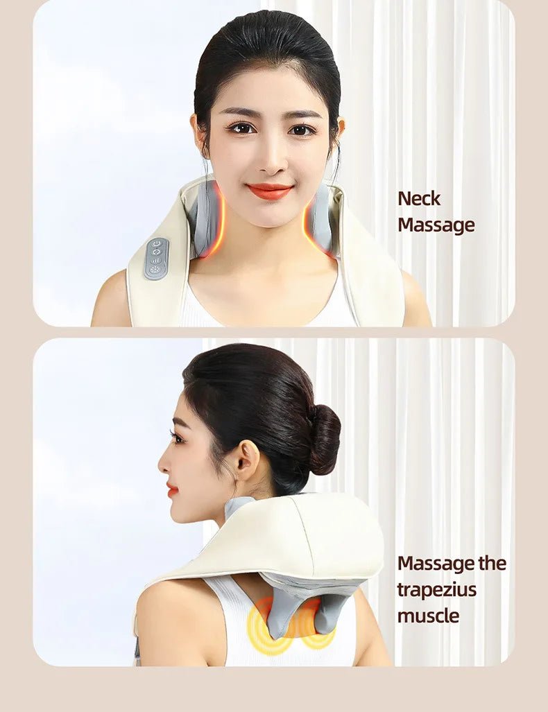 Wireless Kneading Neck and Shoulder Massager - Onlytenbucks.com