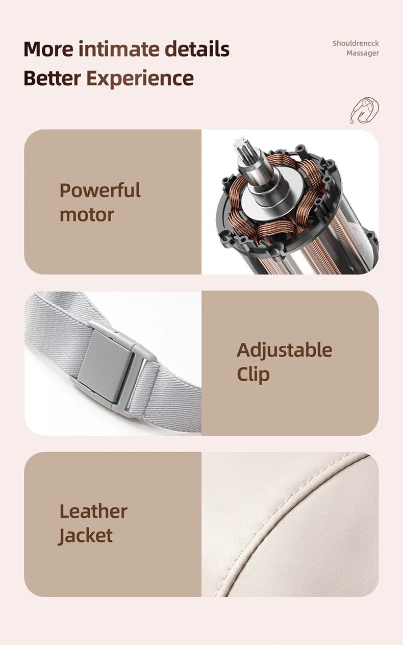 Wireless Kneading Neck and Shoulder Massager - Onlytenbucks.com