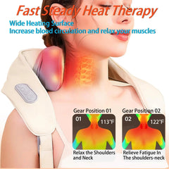 Wireless Kneading Neck and Shoulder Massager - Onlytenbucks.com