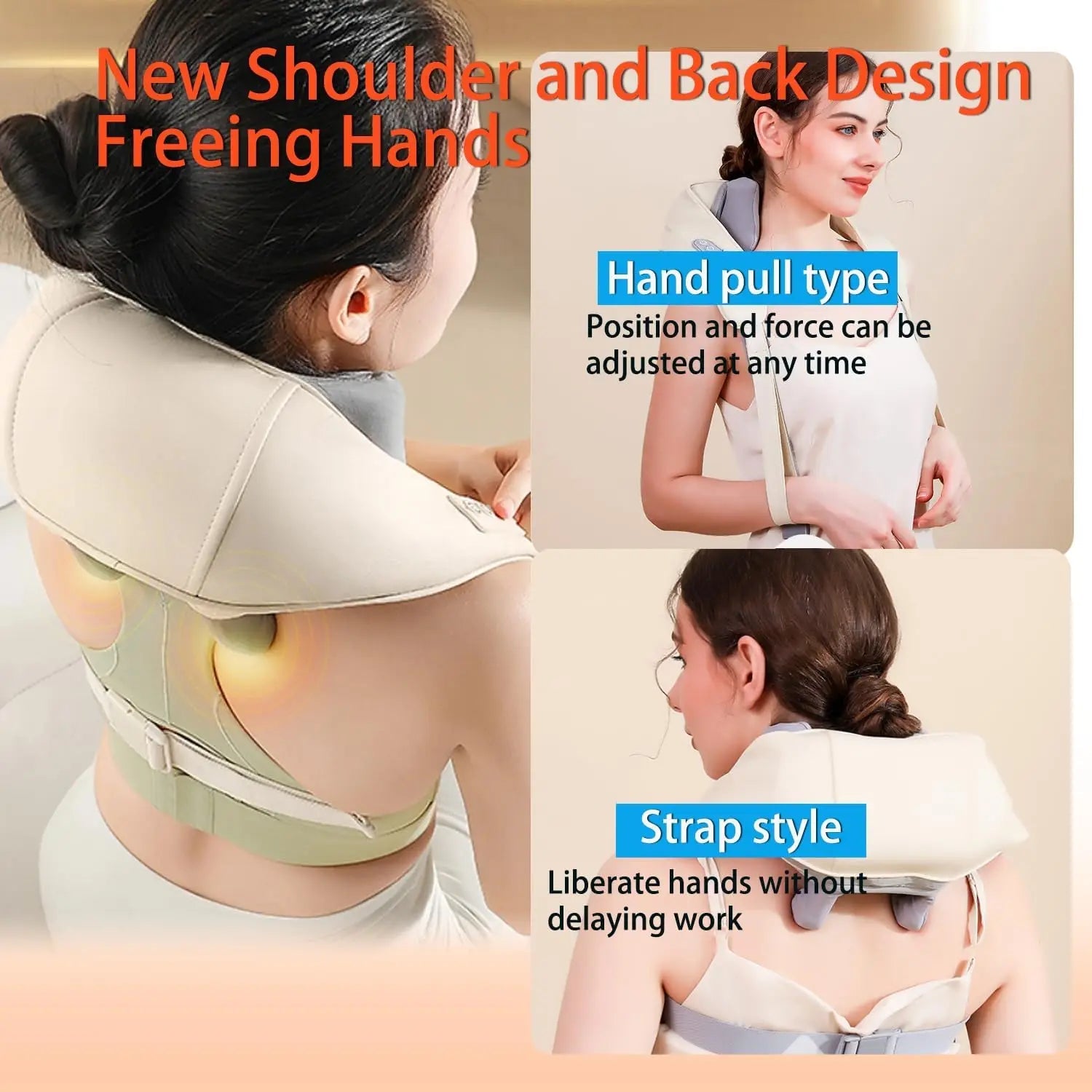 Wireless Kneading Neck and Shoulder Massager - Onlytenbucks.com