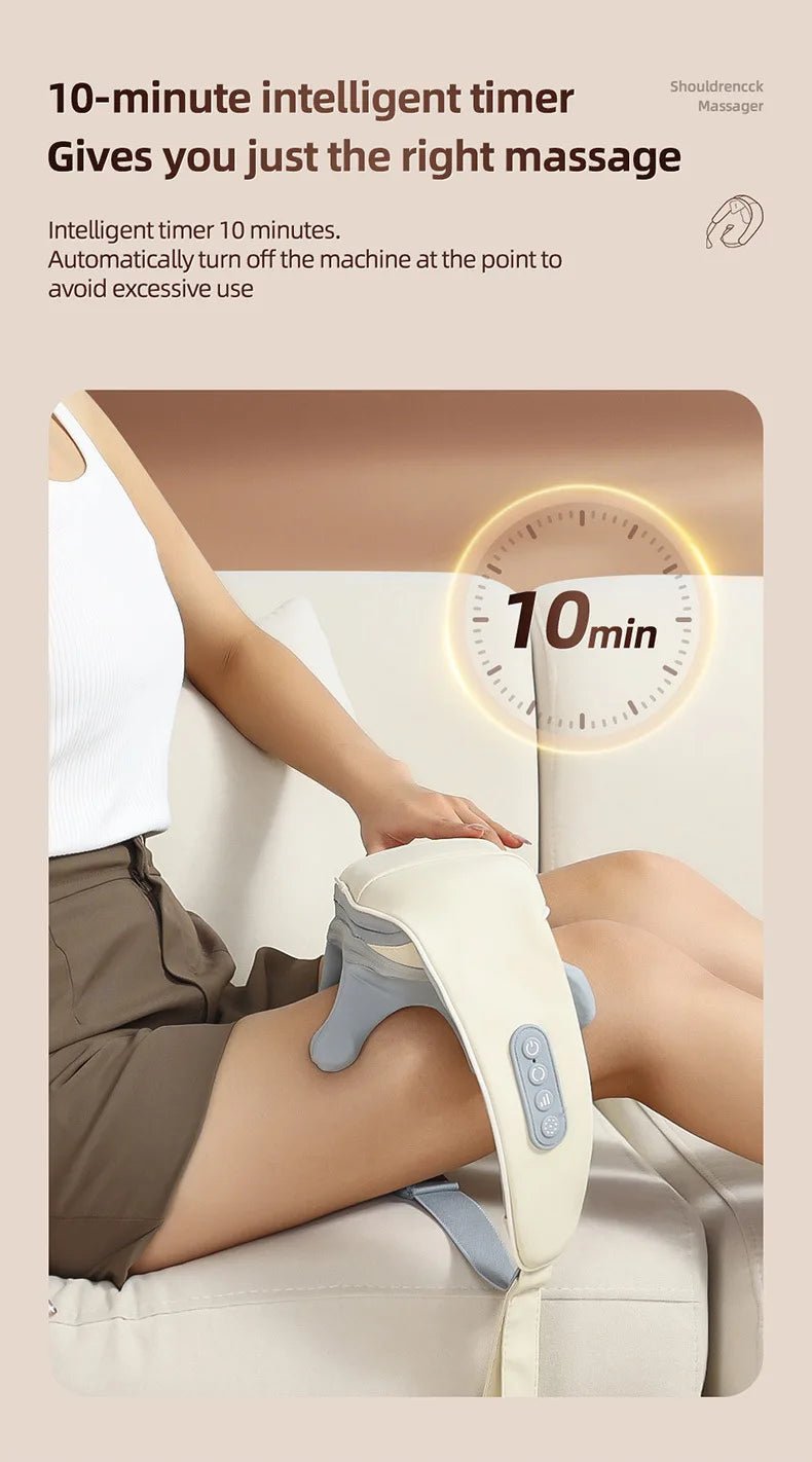 Wireless Kneading Neck and Shoulder Massager - Onlytenbucks.com