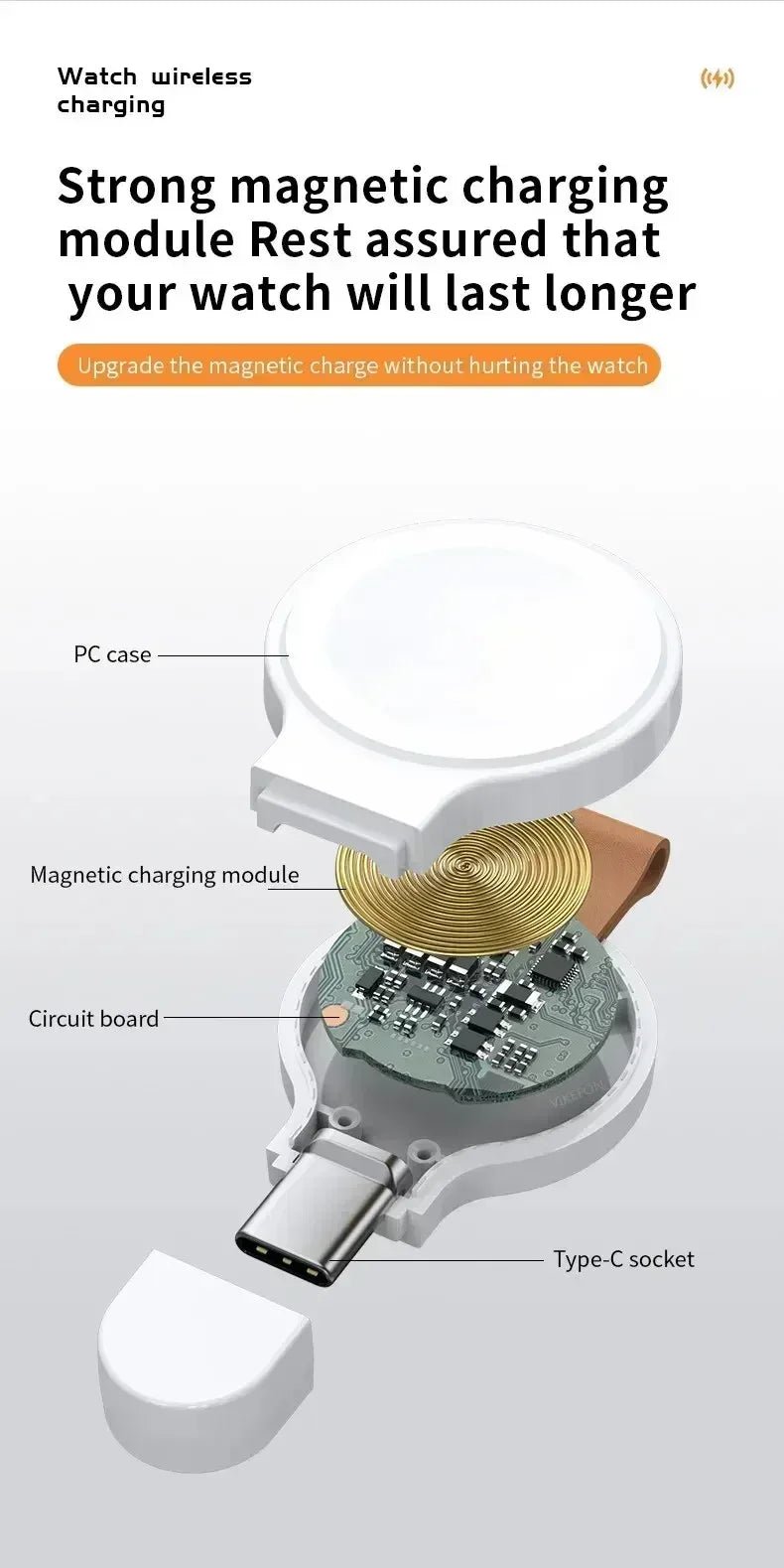 Wireless Magnetic Charger Dock Adapter for Apple Watch - Onlytenbucks.com