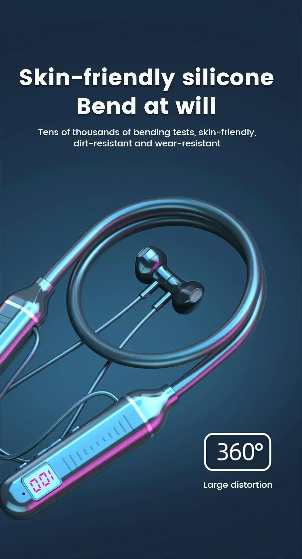 Wireless Neckband Headphones – Bluetooth 5.2 - Onlytenbucks.com