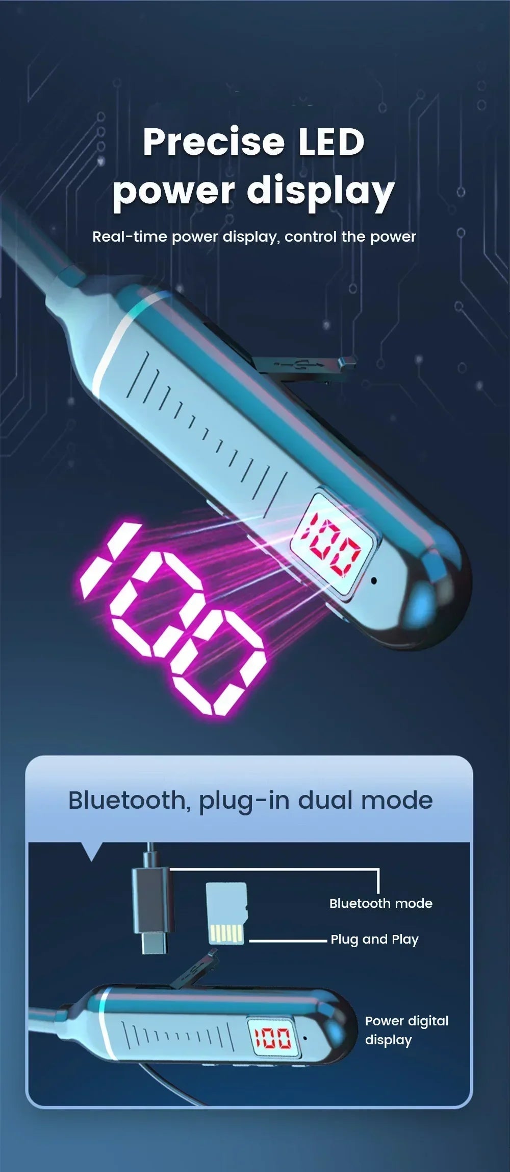 Wireless Neckband Headphones – Bluetooth 5.2 - Onlytenbucks.com