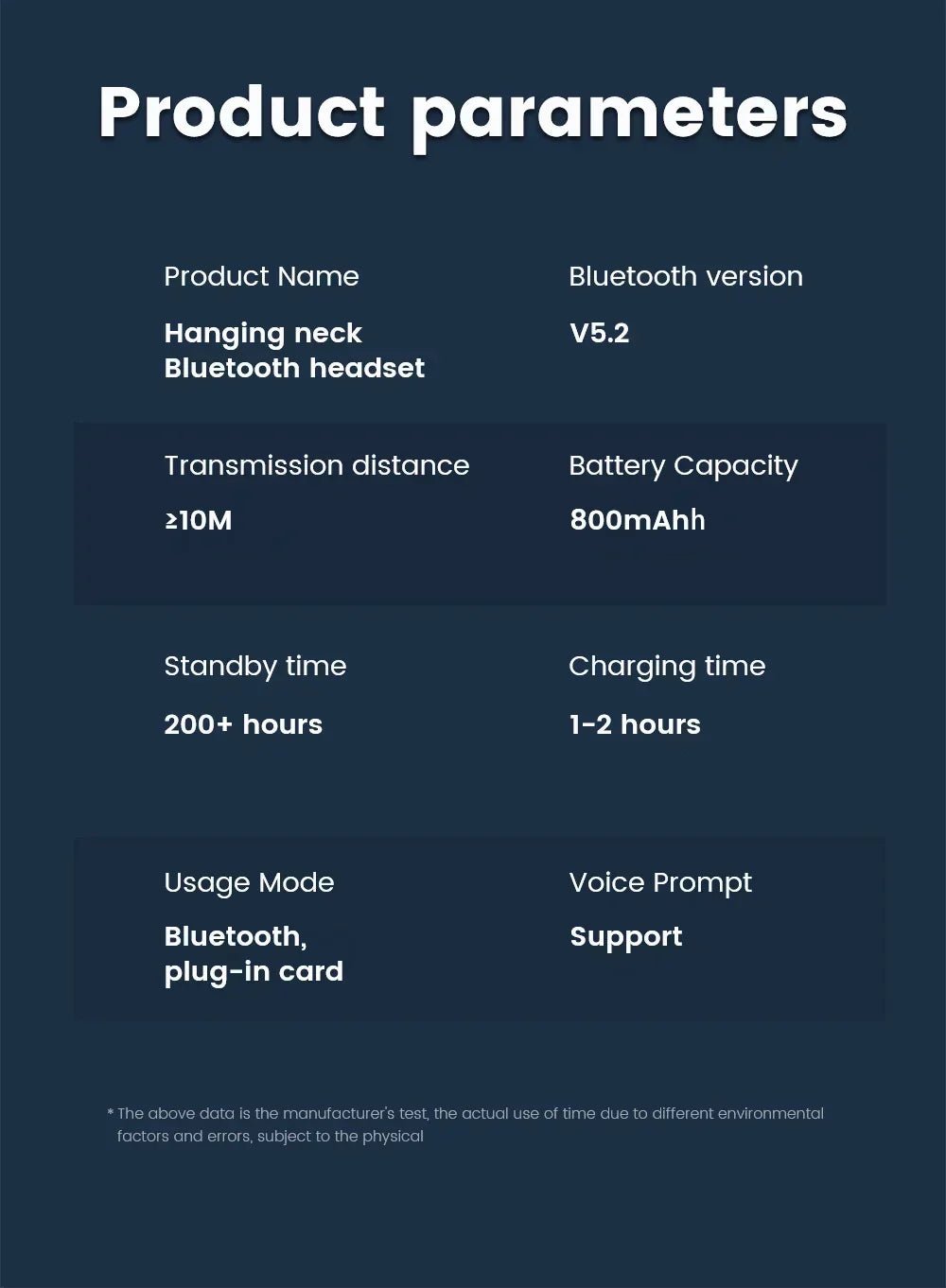 Wireless Neckband Headphones – Bluetooth 5.2 - Onlytenbucks.com