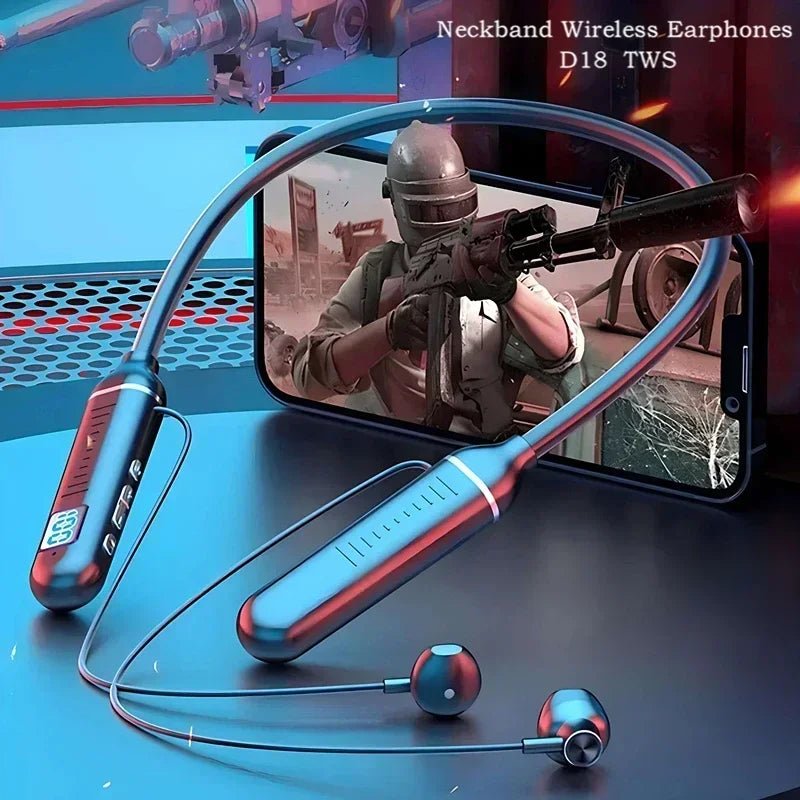 Wireless Neckband Headphones – Bluetooth 5.2 - Onlytenbucks.com