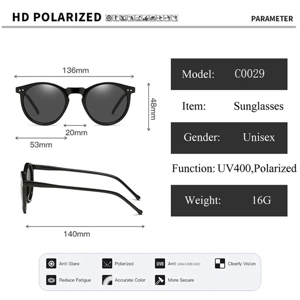 Women’s Polarized Cat Eye Sunglasses – UV400 Protection - Onlytenbucks.com