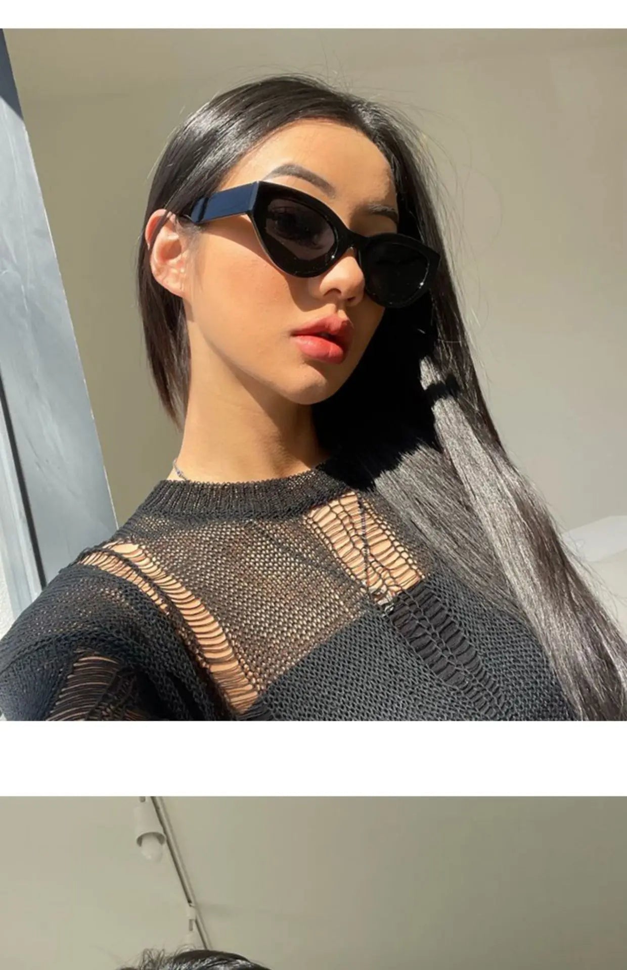 Women’s Small Cat Eye Sunglasses – Vintage Oval - Onlytenbucks.com