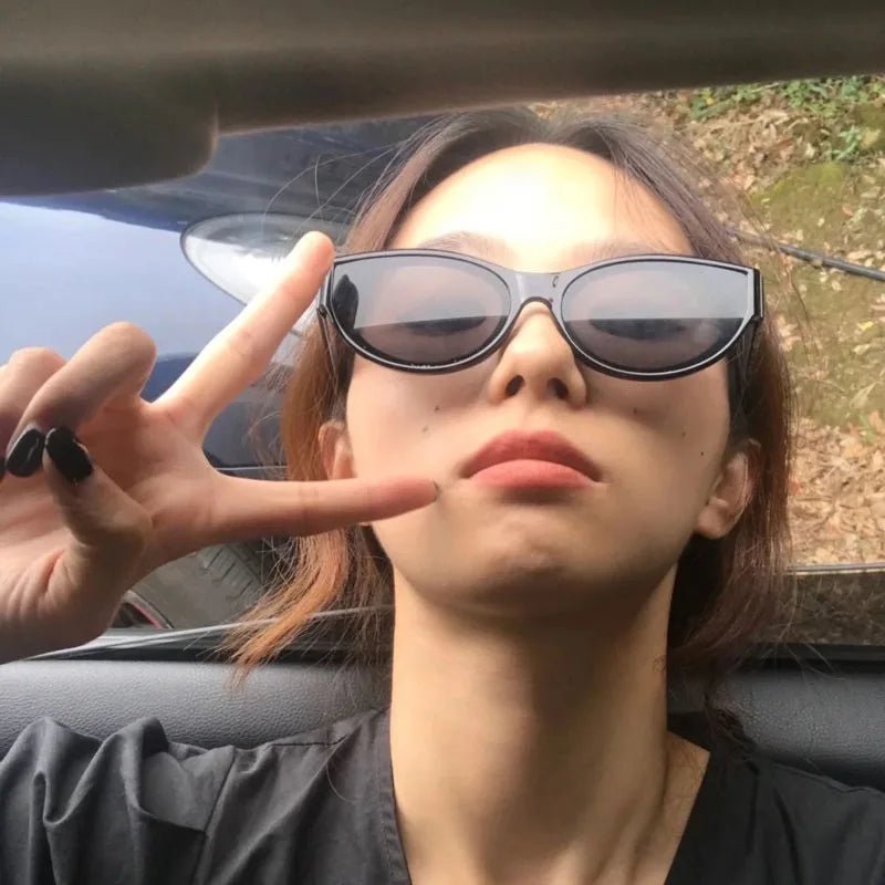 Women’s Small Cat Eye Sunglasses – Vintage Oval - Onlytenbucks.com