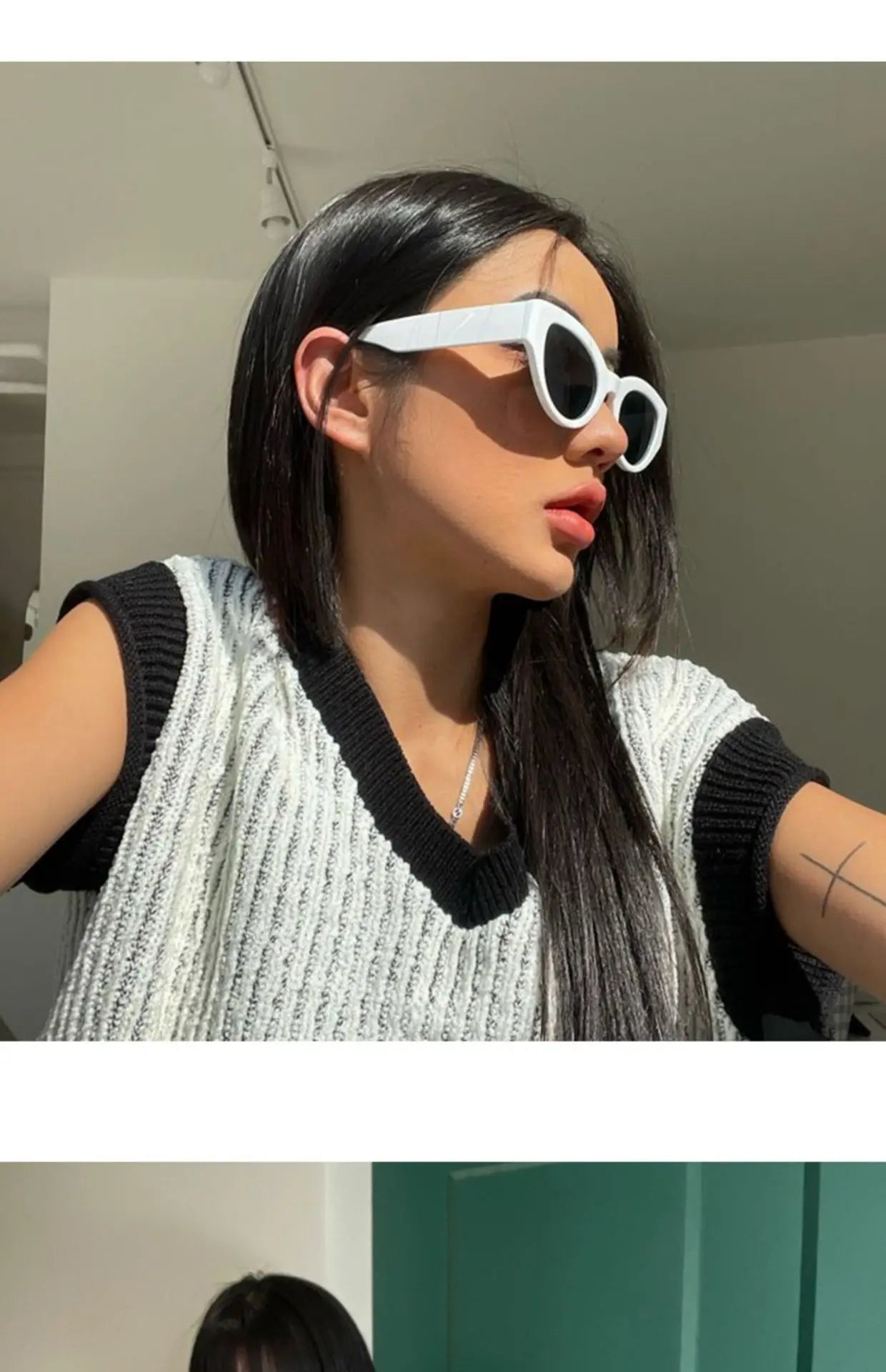 Women’s Small Cat Eye Sunglasses – Vintage Oval - Onlytenbucks.com