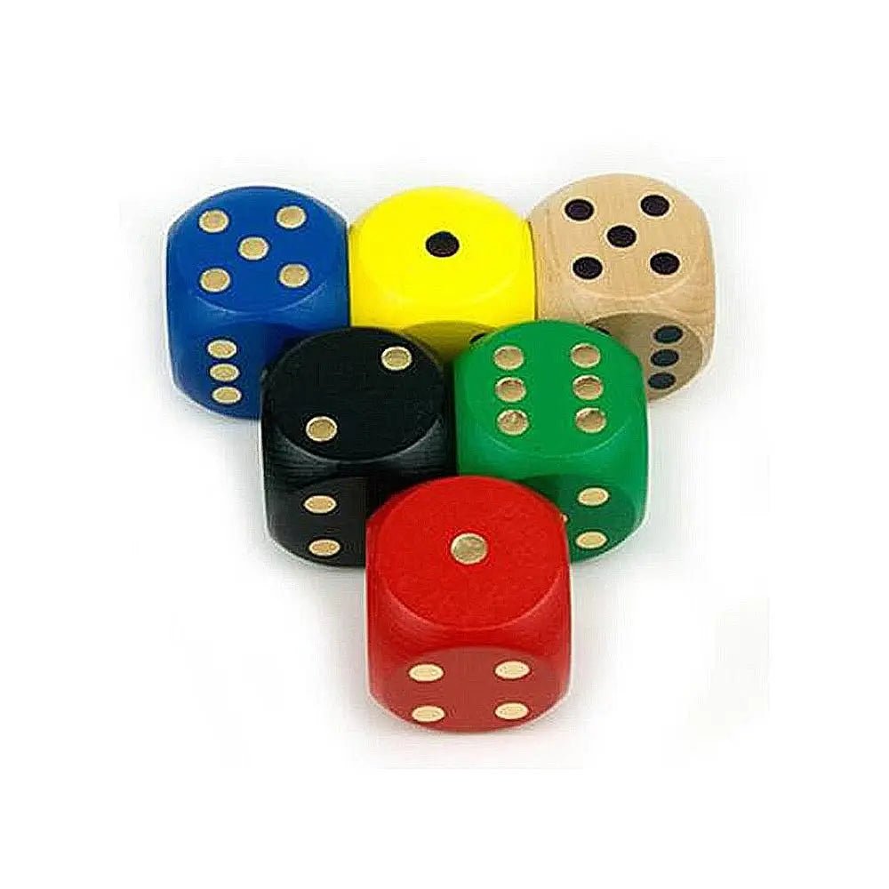 Wooden Dice Toy – Large 1.96 in - Onlytenbucks.com