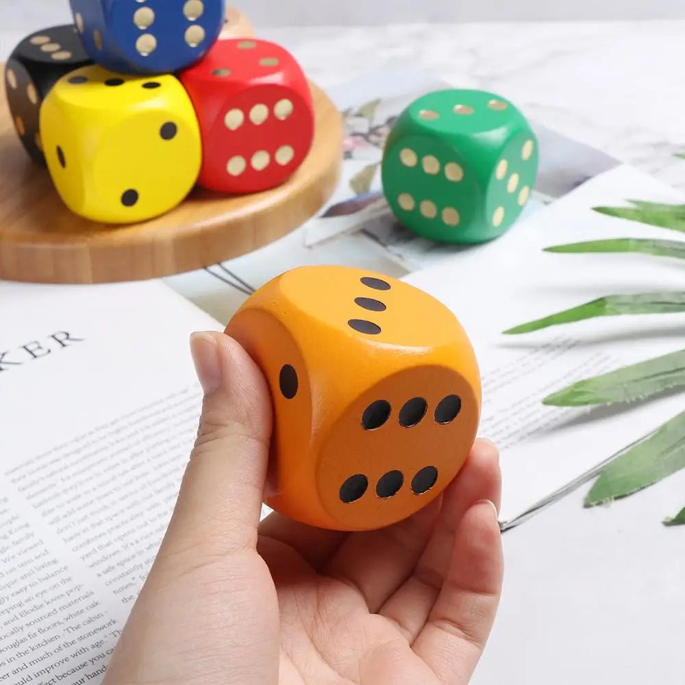 Wooden Dice Toy – Large 1.96 in - Onlytenbucks.com