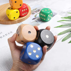 Wooden Dice Toy – Large 1.96 in - Onlytenbucks.com