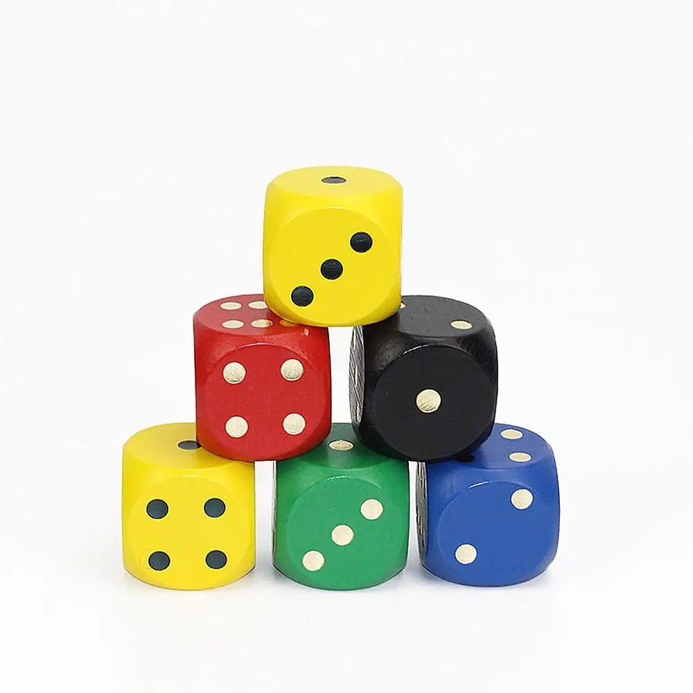 Wooden Dice Toy – Large 1.96 in - Onlytenbucks.com