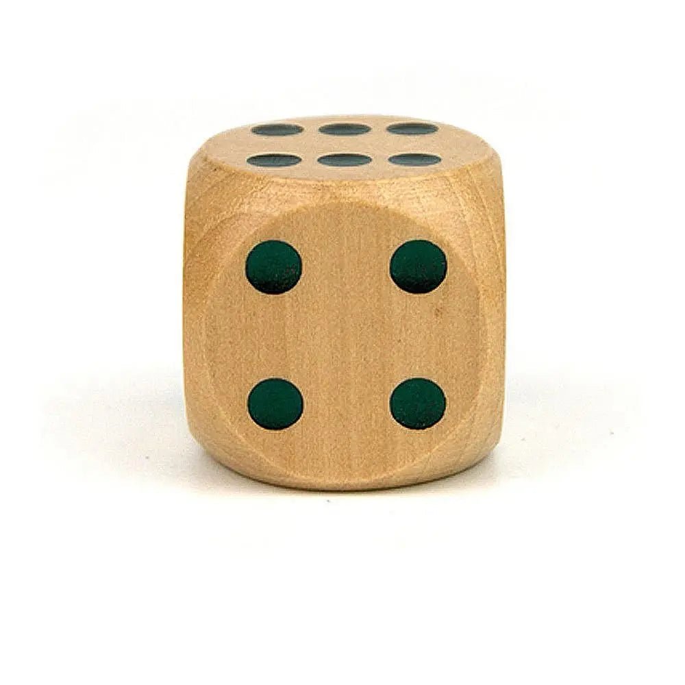 Wooden Dice Toy – Large 1.96 in - Onlytenbucks.com