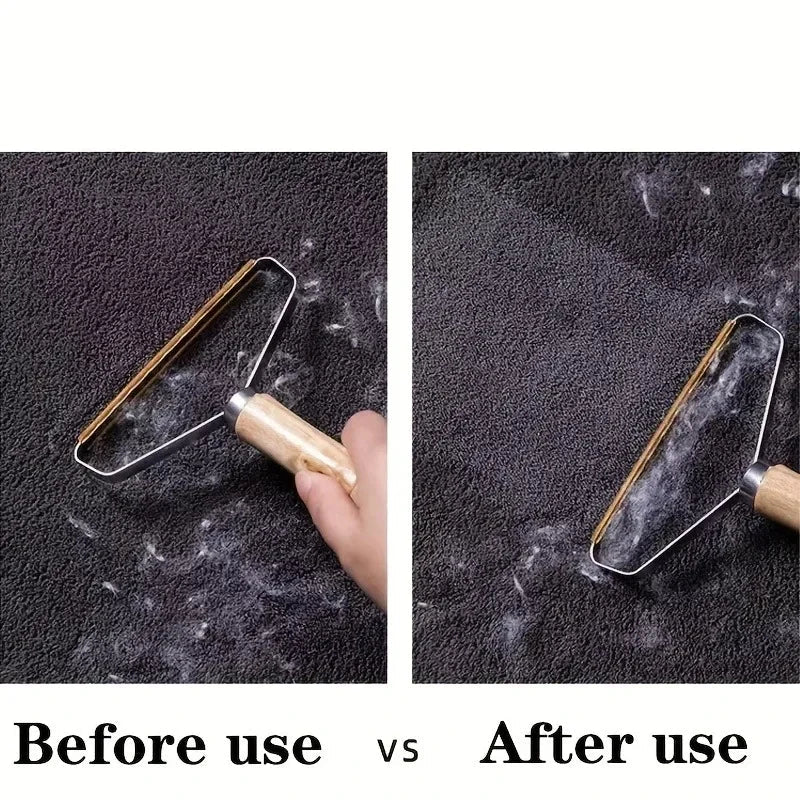 Wooden Handle Pet Hair Remover - Onlytenbucks.com