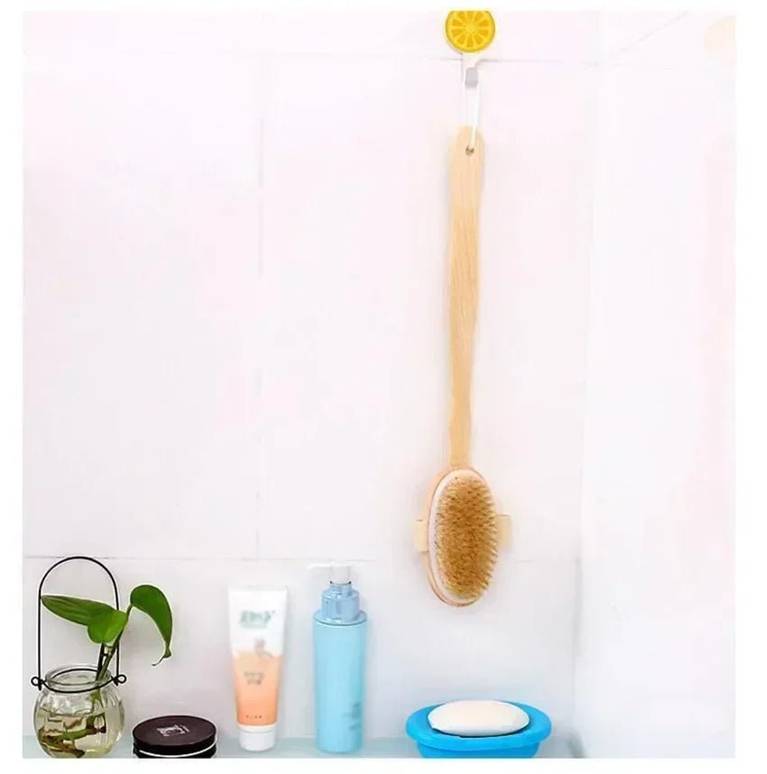 Wooden Long Handle Bath Brush - Onlytenbucks.com