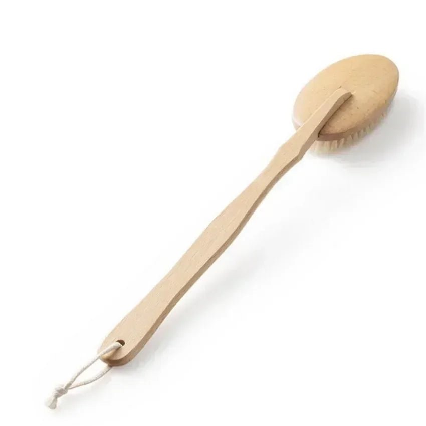 Wooden Long Handle Bath Brush - Onlytenbucks.com