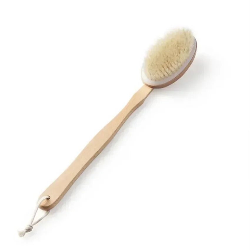 Wooden Long Handle Bath Brush - Onlytenbucks.com