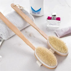 Wooden Long Handle Bath Brush - Onlytenbucks.com