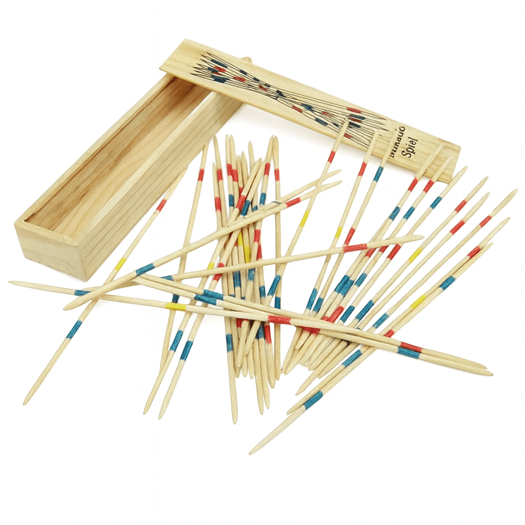 Wooden Pick-Up Sticks Game – Classic Educational Multiplayer Toy - Onlytenbucks.com