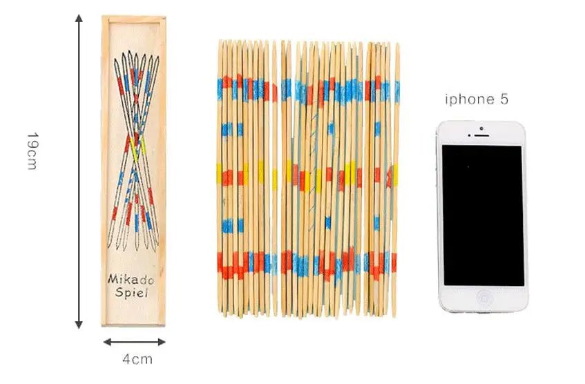 Wooden Pick-Up Sticks Game – Classic Educational Multiplayer Toy - Onlytenbucks.com