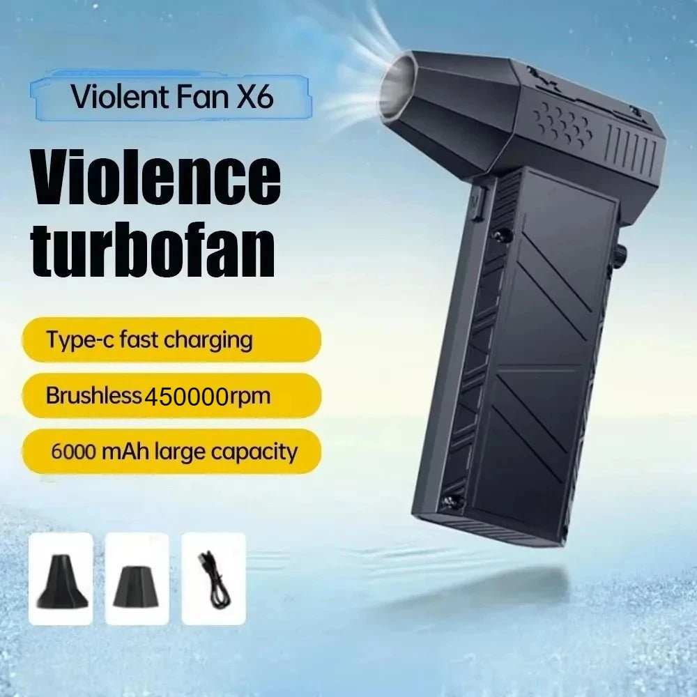 X6 Turbo Jet Fan – 450,000RPM Brushless Air Blower - Onlytenbucks.com