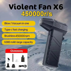 X6 Turbo Jet Fan – 450,000RPM Brushless Air Blower - Onlytenbucks.com