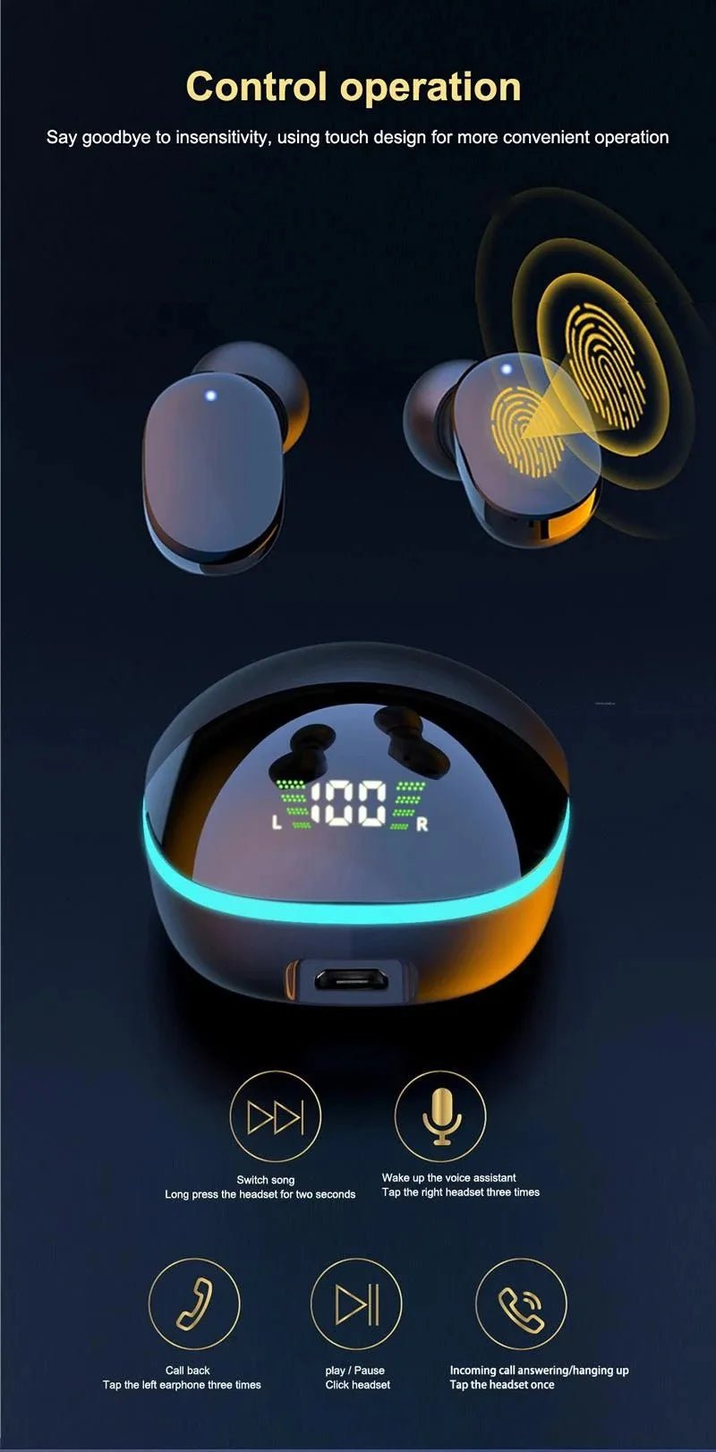 XIAOMI new G9S TWS Bluetooth Earphones - Onlytenbucks.com