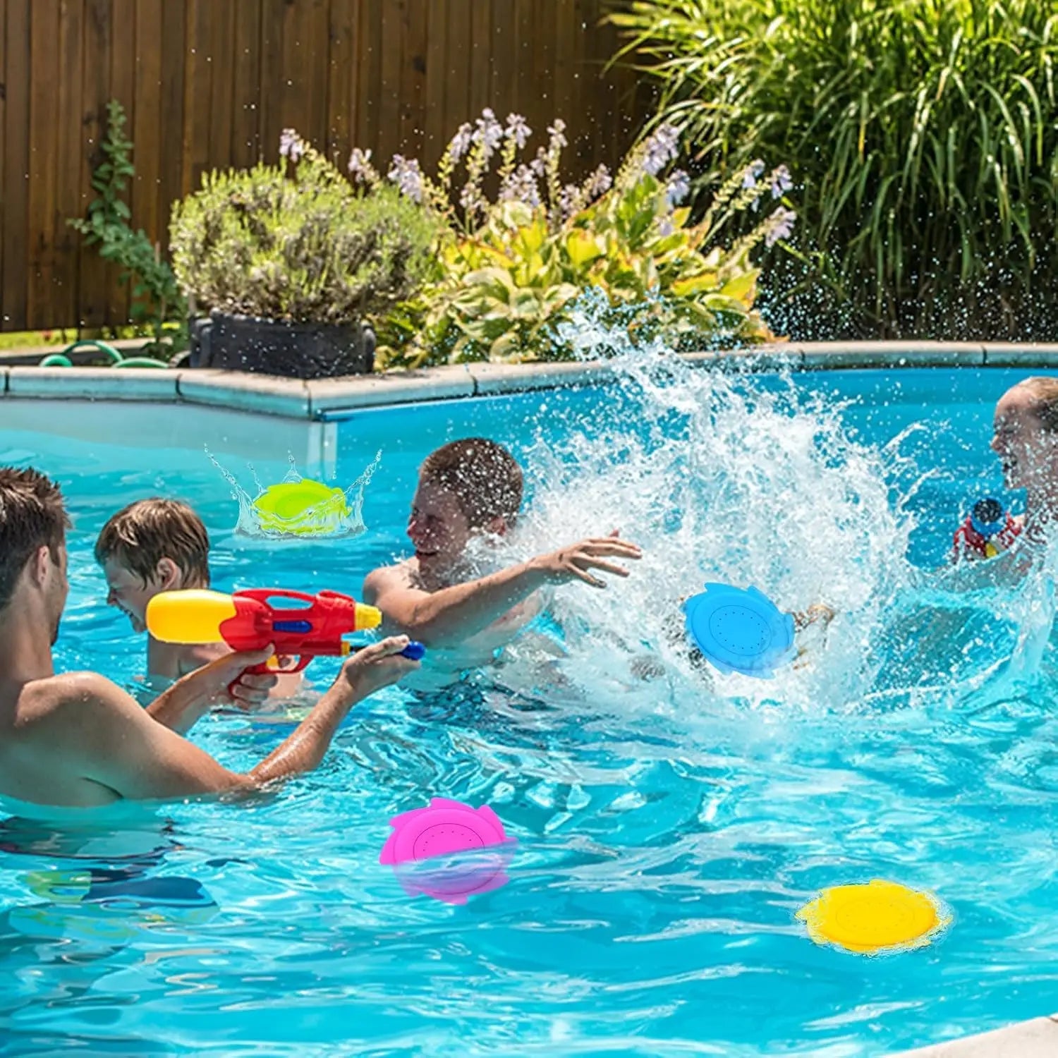 Water Flying Discs – Colorful Pool and Beach Frisbees - Onlytenbucks.com